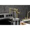 Kingston Brass Deck Mount Pot Filler, Brushed Brass KS4707DX - alternate 7